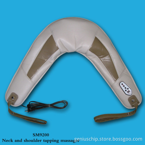 hands-free neck and shoulder tapping massager